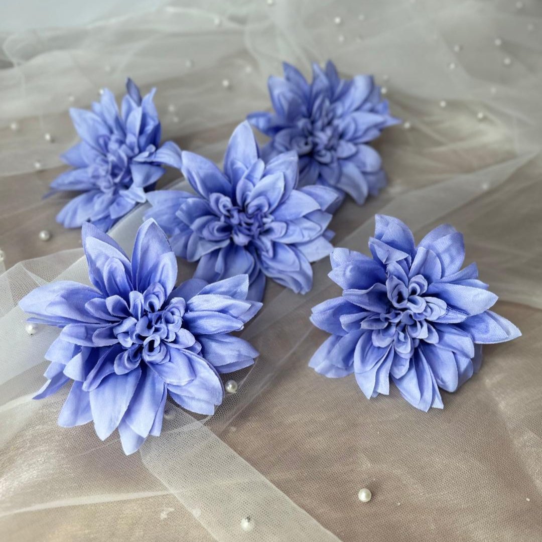 Dahlias artificielles LOT DE 5 pièces