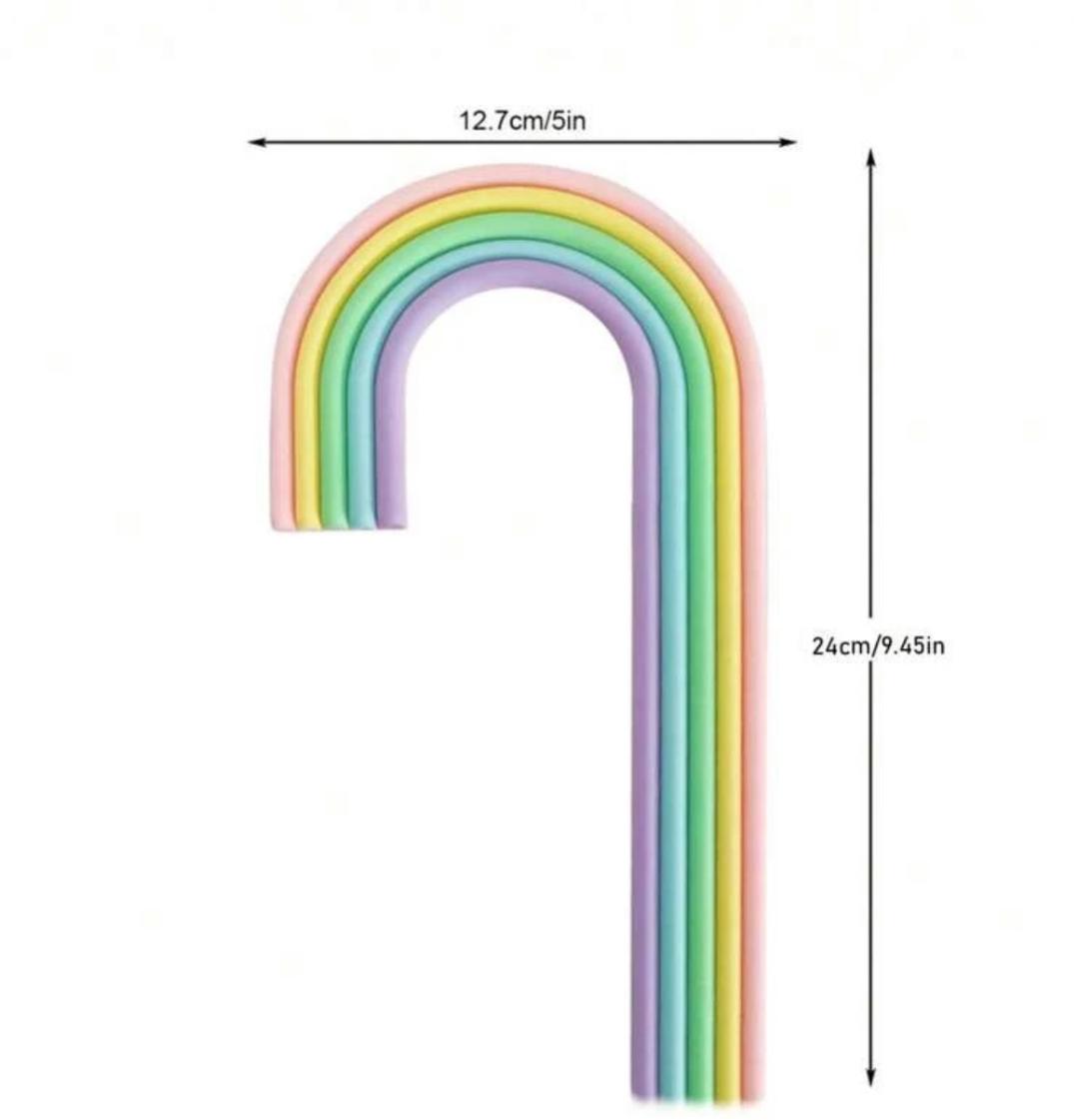 CAKE TOPPER CASCADE ARC-EN-CIEL