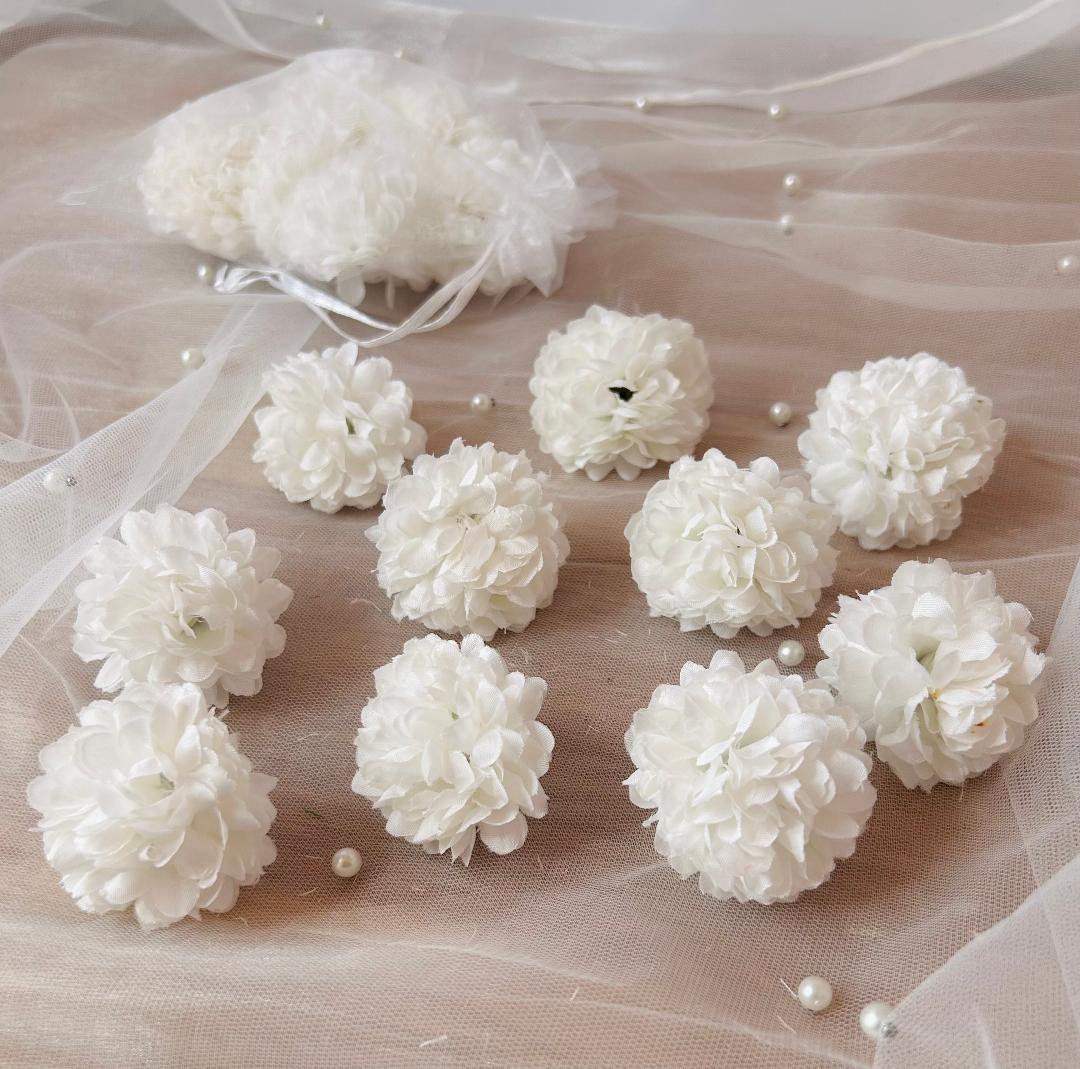 HORTENSIA artificielle 4CM LOT DE 10