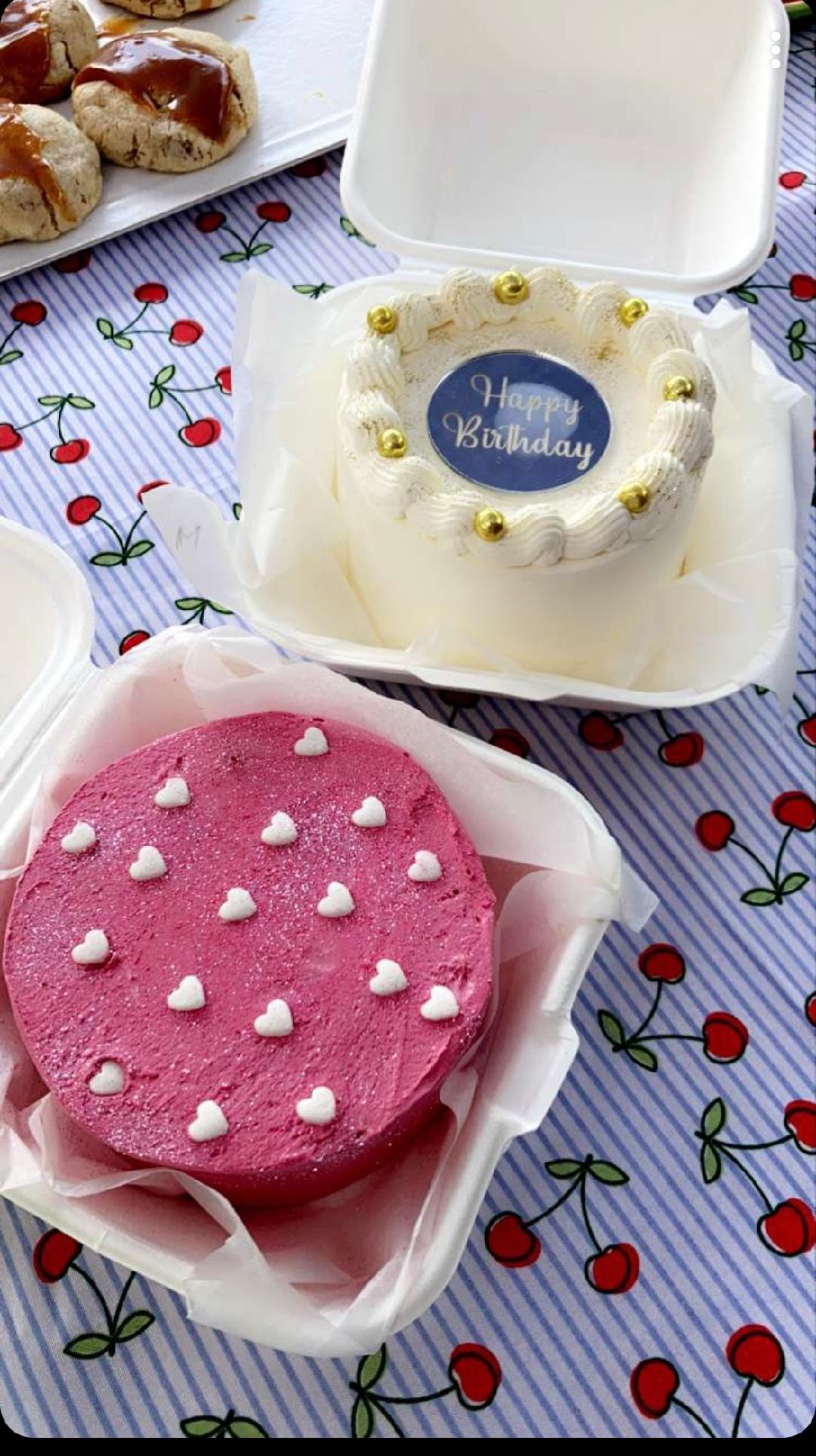 Boite pour BENTO CAKE lot de 5