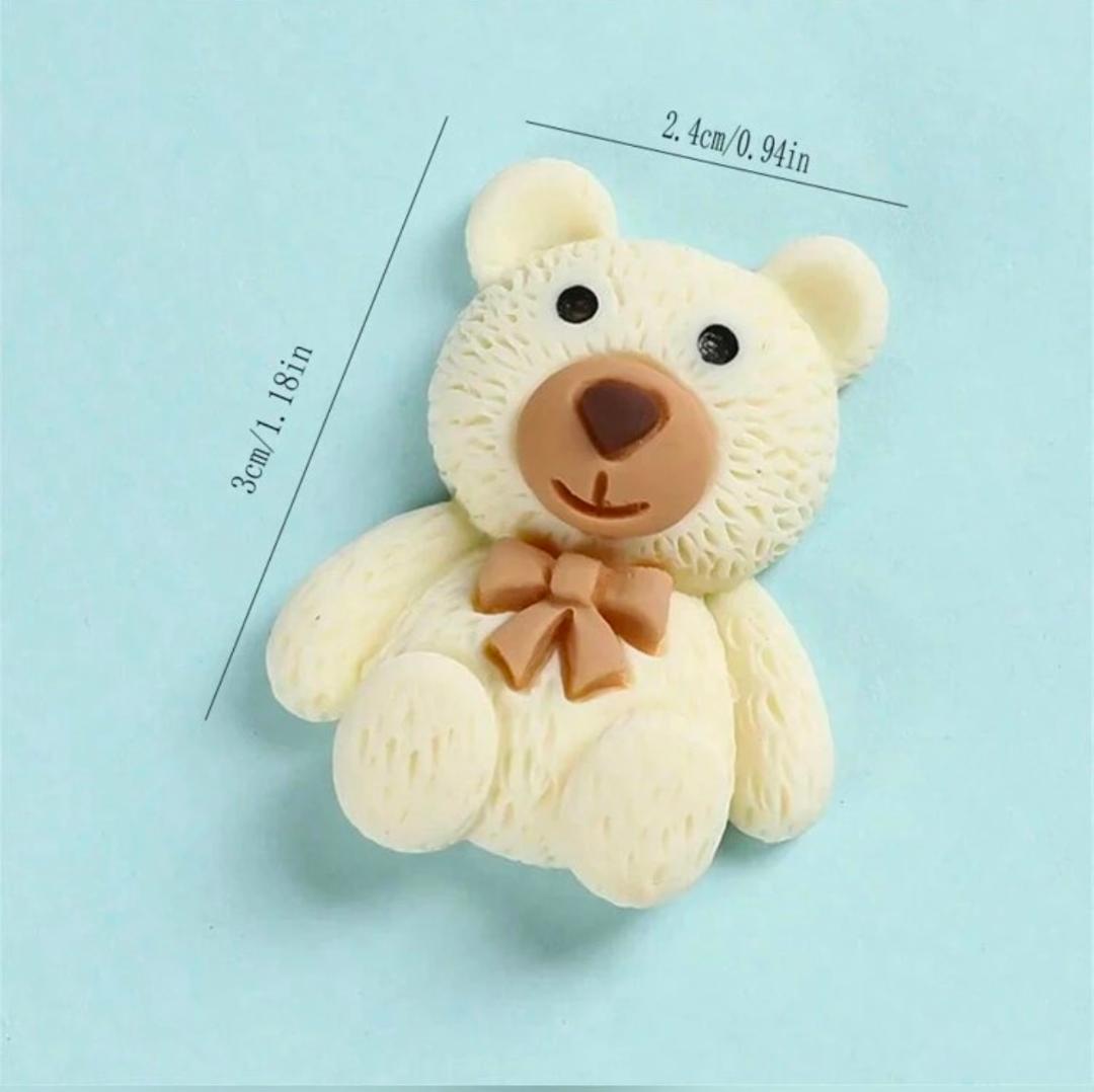 MINI BEBE OURSON DE DECORATION 3cm (10 pièces)
