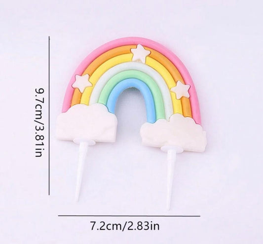 CAKE TOPPER ARC-EN-CIEL